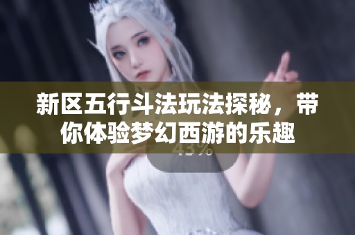 新區(qū)五行斗法玩法探秘，帶你體驗夢幻西游的樂趣