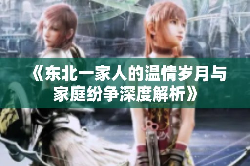 《東北一家人的溫情歲月與家庭紛爭深度解析》