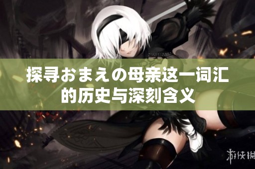 探尋おまえの母親這一詞匯的歷史與深刻含義