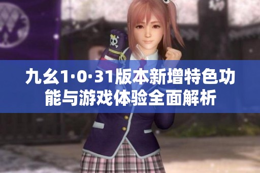 九幺1·0·31版本新增特色功能與游戲體驗全面解析