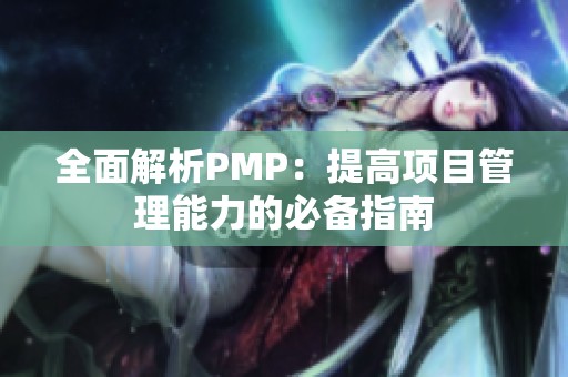 全面解析PMP：提高項(xiàng)目管理能力的必備指南