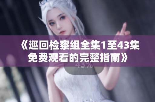 《巡回檢察組全集1至43集免費(fèi)觀看的完整指南》
