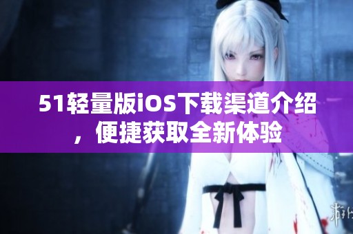 51輕量版iOS下載渠道介紹，便捷獲取全新體驗(yàn)