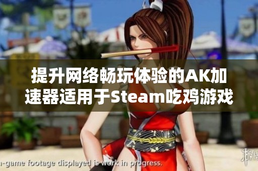 提升網(wǎng)絡(luò)暢玩體驗的AK加速器適用于Steam吃雞游戲