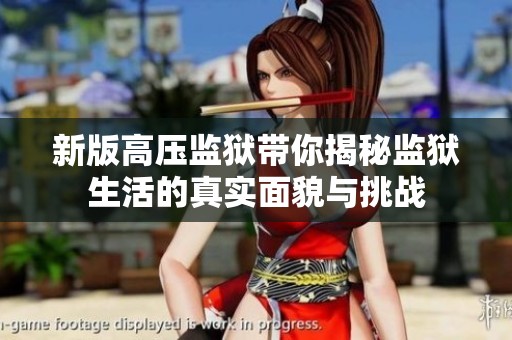 新版高壓監(jiān)獄帶你揭秘監(jiān)獄生活的真實(shí)面貌與挑戰(zhàn)