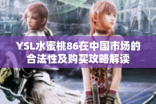 YSL水蜜桃86在中國市場的合法性及購買攻略解讀