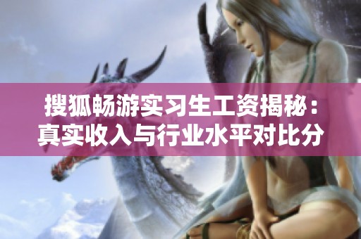 搜狐暢游實習(xí)生工資揭秘：真實收入與行業(yè)水平對比分析