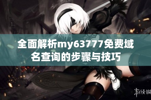 全面解析my63777免費(fèi)域名查詢的步驟與技巧