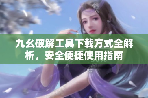 九幺破解工具下載方式全解析，安全便捷使用指南