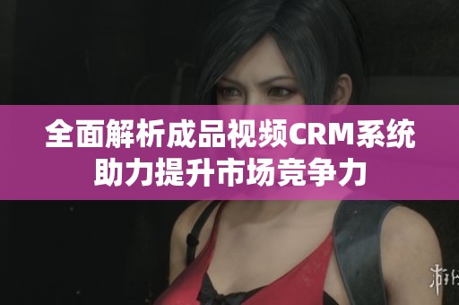 全面解析成品視頻CRM系統(tǒng)助力提升市場競爭力
