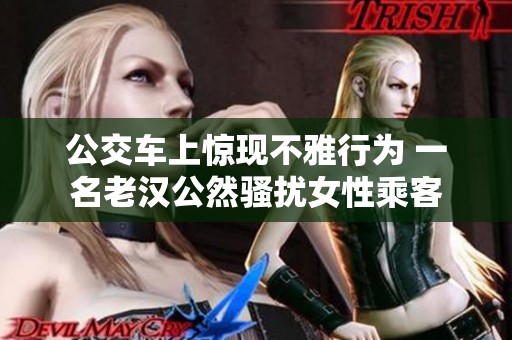 公交車上驚現(xiàn)不雅行為 一名老漢公然騷擾女性乘客