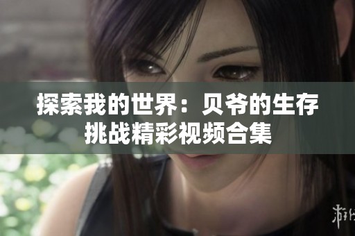 探索我的世界：貝爺?shù)纳嫣魬?zhàn)精彩視頻合集