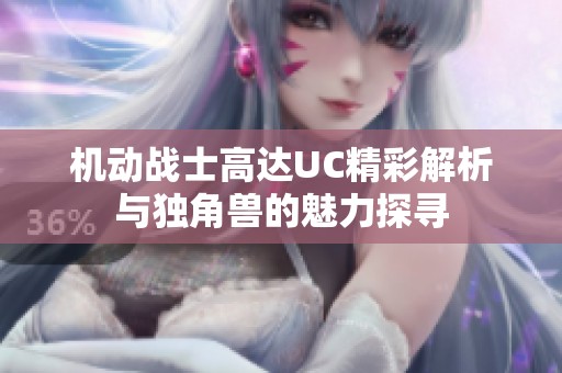機(jī)動(dòng)戰(zhàn)士高達(dá)UC精彩解析與獨(dú)角獸的魅力探尋