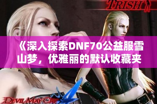 《深入探索DNF70公益服雪山夢，優(yōu)雅麗的默認收藏夾分享》