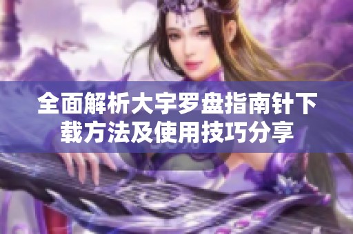 全面解析大宇羅盤指南針下載方法及使用技巧分享