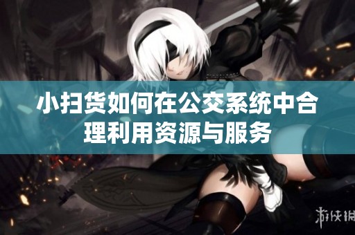 小掃貨如何在公交系統(tǒng)中合理利用資源與服務(wù)