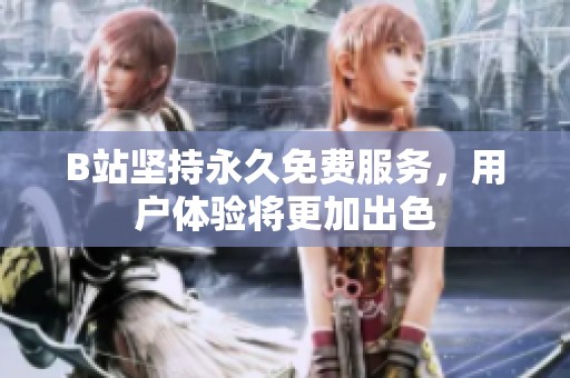 B站堅持永久免費服務(wù)，用戶體驗將更加出色