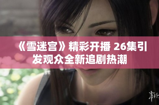 《雪迷宮》精彩開播 26集引發(fā)觀眾全新追劇熱潮