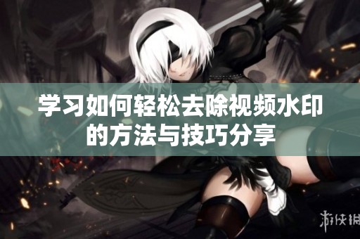 學(xué)習(xí)如何輕松去除視頻水印的方法與技巧分享