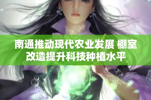 南通推動現(xiàn)代農(nóng)業(yè)發(fā)展 棚室改造提升科技種植水平