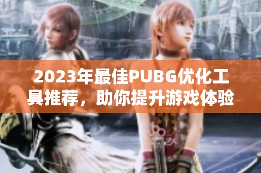 2023年最佳PUBG優(yōu)化工具推薦，助你提升游戲體驗(yàn)
