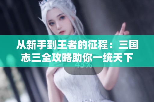 從新手到王者的征程：三國志三全攻略助你一統(tǒng)天下