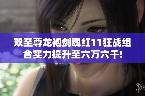 雙至尊龍袍劍魂紅11狂戰(zhàn)組合實(shí)力提升至六萬六千!