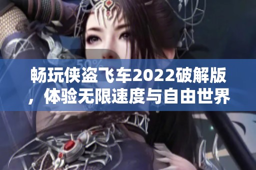 暢玩?zhèn)b盜飛車2022破解版，體驗(yàn)無限速度與自由世界