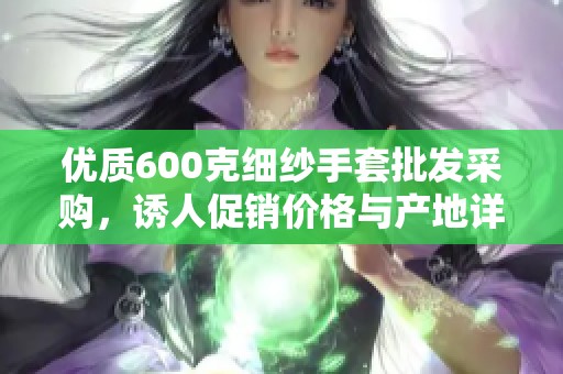 優(yōu)質(zhì)600克細紗手套批發(fā)采購，誘人促銷價格與產(chǎn)地詳解