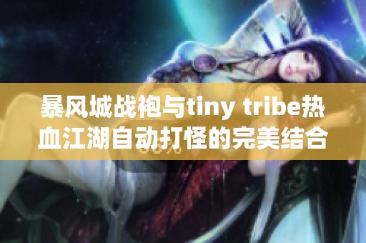 暴風(fēng)城戰(zhàn)袍與tiny tribe熱血江湖自動打怪的完美結(jié)合