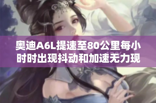 奧迪A6L提速至80公里每小時(shí)時(shí)出現(xiàn)抖動(dòng)和加速無力現(xiàn)象