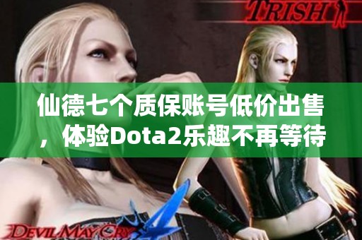 仙德七個質(zhì)保賬號低價出售，體驗Dota2樂趣不再等待