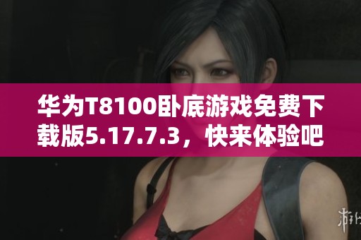 華為T8100臥底游戲免費下載版5.17.7.3，快來體驗吧