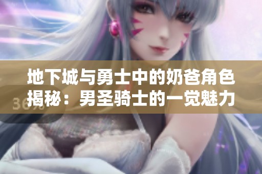 地下城與勇士中的奶爸角色揭秘：男圣騎士的一覺魅力分析