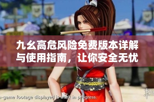 九幺高危風險免費版本詳解與使用指南，讓你安全無憂