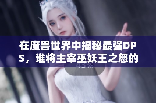 在魔獸世界中揭秘最強DPS，誰將主宰巫妖王之怒的戰(zhàn)場