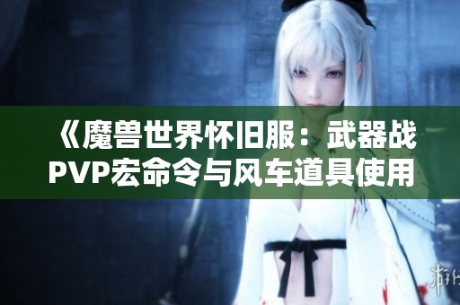 《魔獸世界懷舊服：武器戰(zhàn)PVP宏命令與風(fēng)車道具使用攻略》