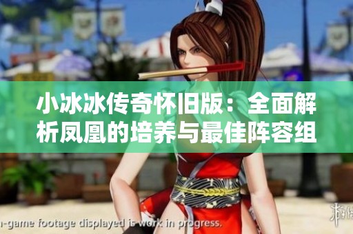 小冰冰傳奇懷舊版：全面解析鳳凰的培養(yǎng)與最佳陣容組合