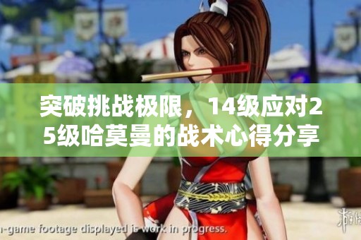 突破挑戰(zhàn)極限，14級應(yīng)對25級哈莫曼的戰(zhàn)術(shù)心得分享