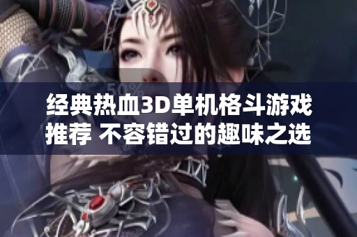 經(jīng)典熱血3D單機(jī)格斗游戲推薦 不容錯(cuò)過的趣味之選