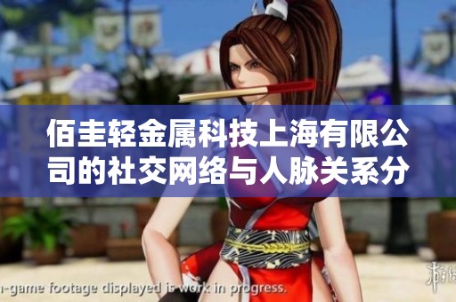 佰圭輕金屬科技上海有限公司的社交網(wǎng)絡(luò)與人脈關(guān)系分析