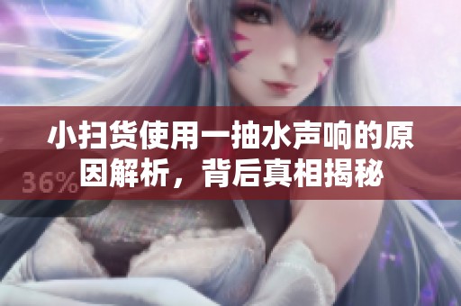 小掃貨使用一抽水聲響的原因解析，背后真相揭秘
