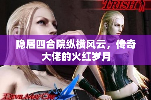 隱居四合院縱橫風云，傳奇大佬的火紅歲月