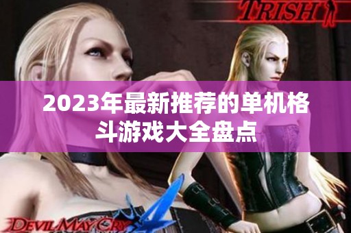 2023年最新推薦的單機(jī)格斗游戲大全盤點(diǎn)