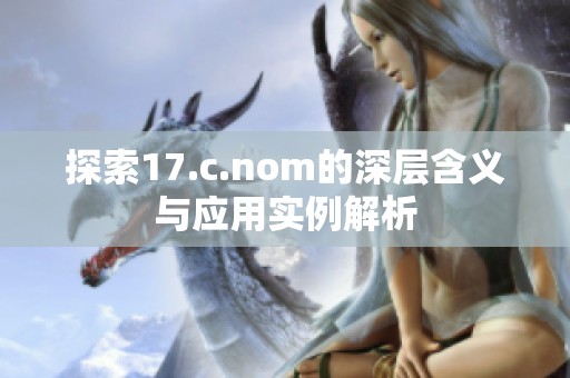 探索17.c.nom的深層含義與應(yīng)用實例解析