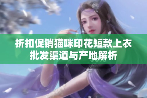 折扣促銷貓咪印花短款上衣批發(fā)渠道與產(chǎn)地解析
