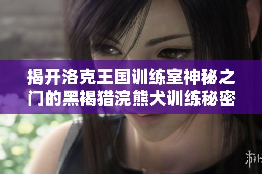 揭開(kāi)洛克王國(guó)訓(xùn)練室神秘之門(mén)的黑褐獵浣熊犬訓(xùn)練秘密