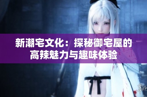 新潮宅文化：探秘御宅屋的高辣魅力與趣味體驗
