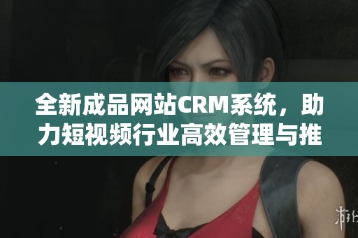 全新成品網(wǎng)站CRM系統(tǒng)，助力短視頻行業(yè)高效管理與推廣