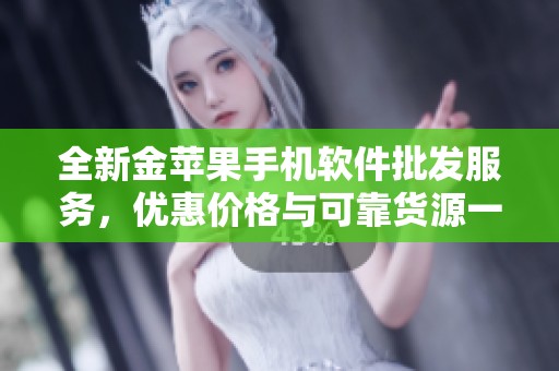 全新金蘋(píng)果手機(jī)軟件批發(fā)服務(wù)，優(yōu)惠價(jià)格與可靠貨源一站式體驗(yàn)